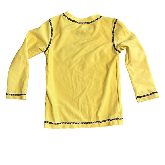 DC Yellow Batman Logo Rash Guard - Picture 2 of 3